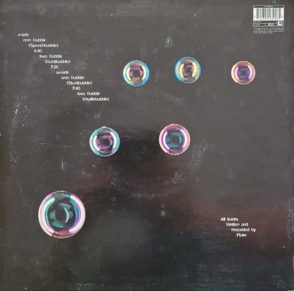 Fluke - Bubble, Electronic, Progressive House, 1994 - Circa, UK, Vinyl 1x 12", 33 ⅓ RPM, Single