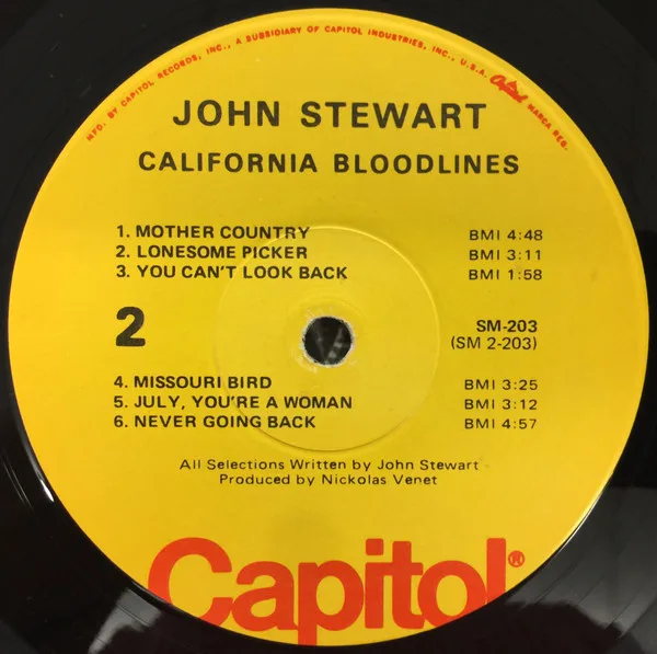 Album cover for California Bloodlines by John Stewart (2)