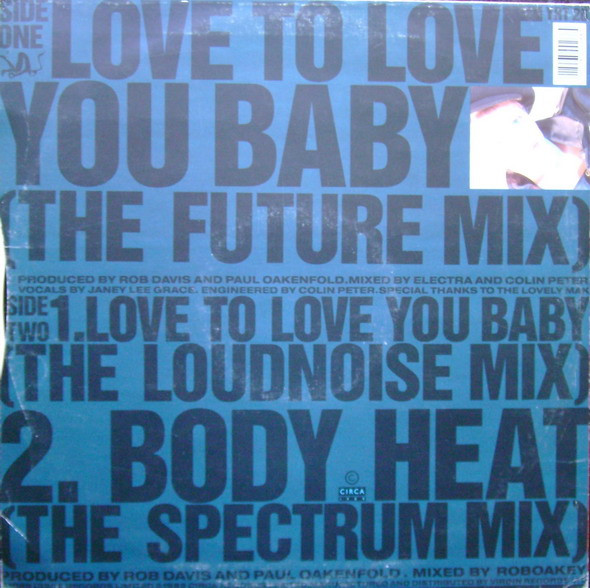 Album cover for Love To Love You Baby by Bali