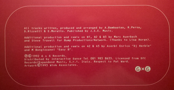 Glam - Hell's Party, Electronic, House, Italodance, 1993 - Six6, UK, Vinyl 1x 12", 33 ⅓ RPM