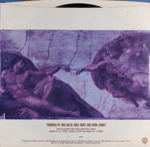 Van Halen - Love Walks In, Rock, Hard Rock, 1986 - Warner Bros. Records, US, Vinyl 1x 7", 45 RPM, Single Specialty Pressing