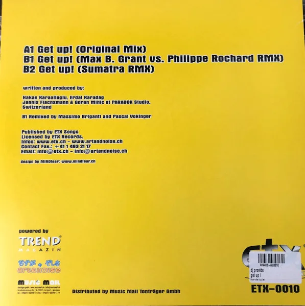 Album cover for Get Up! by DJ Provide