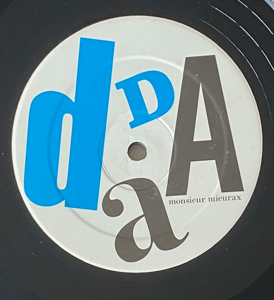 Monsieur Mieurax - Dada E.P., Electronic, Latin Jazz, 2007 - Comedy Tonight, Japan, Vinyl 1x 12", 33 ⅓ RPM, EP, Promo