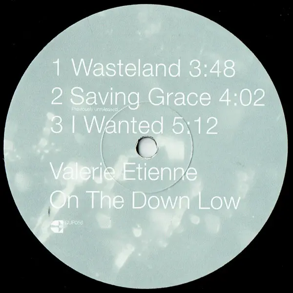 Valerie Etienne - On The Down Low, Electronic, Funk / Soul, Pop, Downtempo, Clean Up Records, UK, Vinyl 1x 12", EP