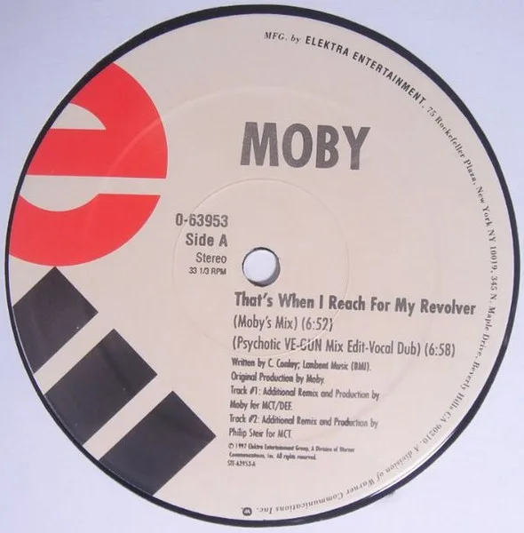 Album cover for That's When I Reach For My Revolver by Moby