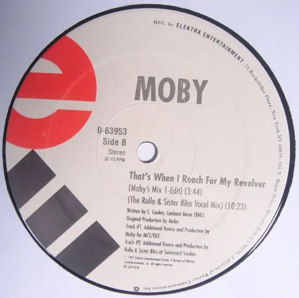 Album cover for That's When I Reach For My Revolver by Moby