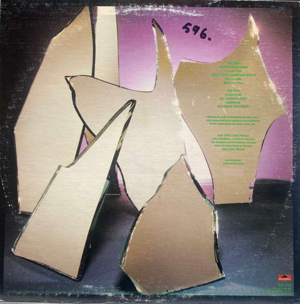 3-D (4) - 3-D, Rock, New Wave, 1980 - Polydor, Australia, Vinyl 1x LP, Album