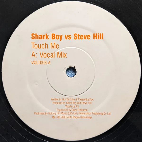 Album cover for Touch Me by Sharkboy Vs Steve Hill