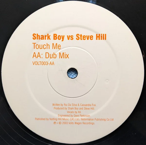 Album cover for Touch Me by Sharkboy Vs Steve Hill