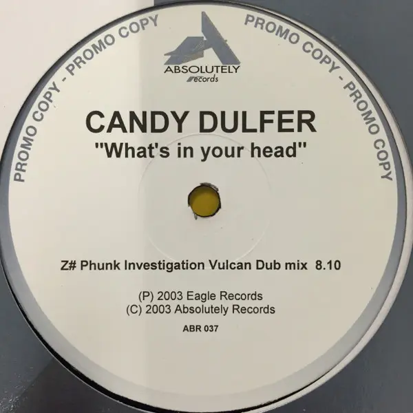 Album cover for What's In Your Head by Candy Dulfer