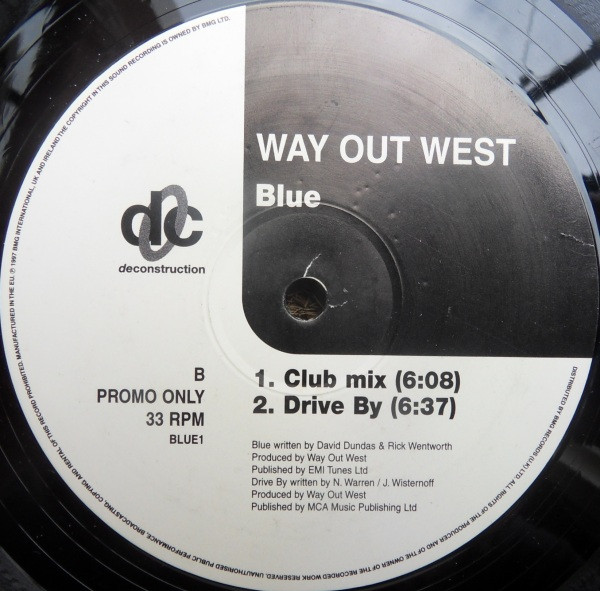 Album cover for Blue by Way Out West