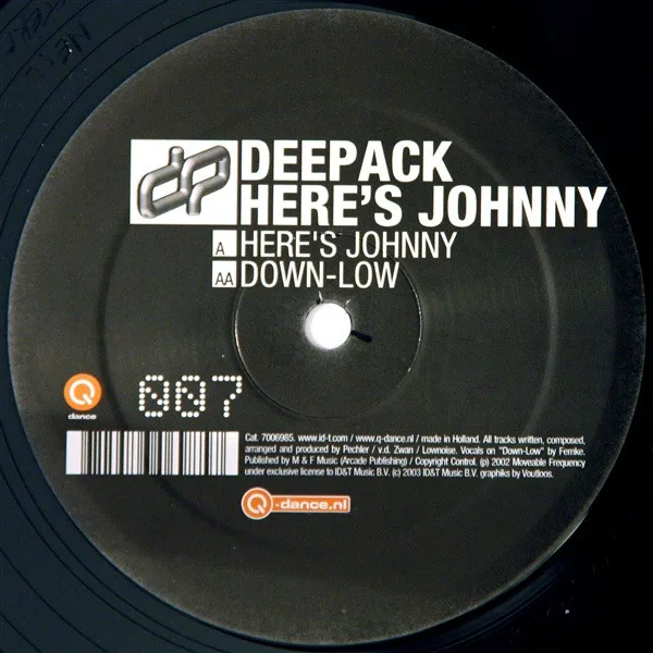 Album cover for Here's Johnny by Deepack