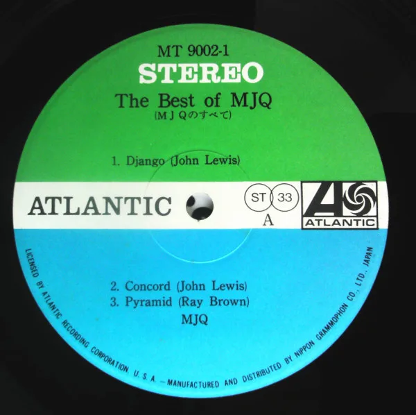 Album cover for The Best of MJQ by Modern Jazz Quartet, The