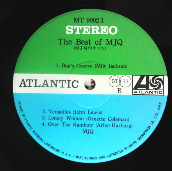 Album cover for The Best of MJQ by Modern Jazz Quartet, The