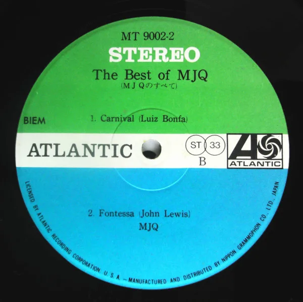 Album cover for The Best of MJQ by Modern Jazz Quartet, The