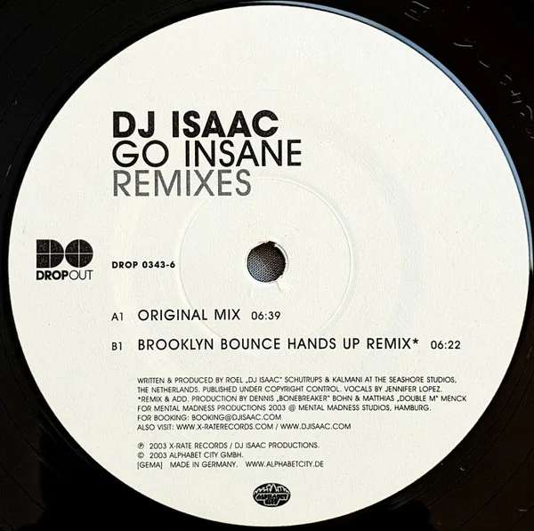 Album cover for Go Insane by DJ Isaac