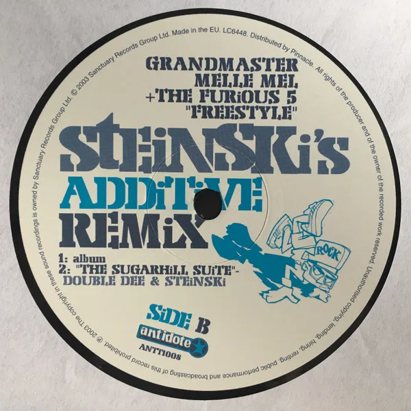 Album cover for Freestyle (Steinski's Additive Remix) by Grandmaster Melle Mel & The Furious Five