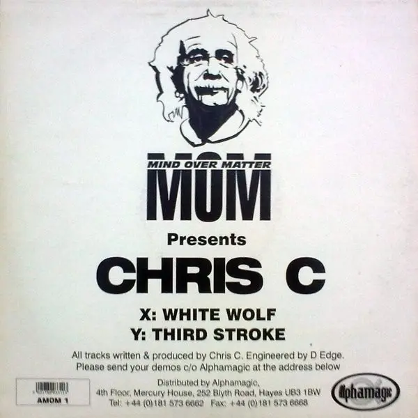 Chris C - White Wolf, Electronic, Hard House, Hard Trance, 1997 - MOM Recordings, UK, Vinyl 1x 12"