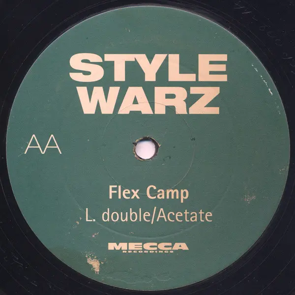 Flex Camp - The Pledge / Style Warz, Electronic, Drum n Bass, 1998 - Mecca Recordings, UK, Vinyl 1x 12", 33 ⅓ RPM