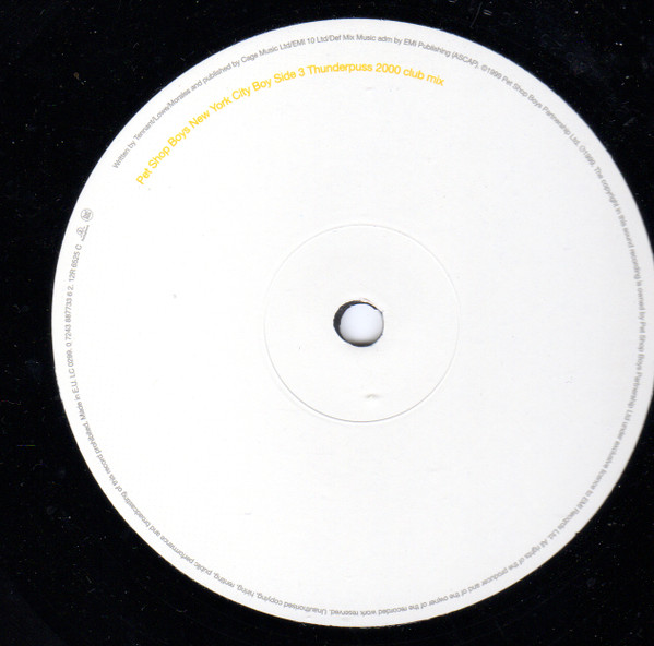 Pet Shop Boys - NYC Boy (Re-mixes), Electronic, House, Synth-pop, 1999 - Parlophone, Europe, Vinyl 2x 12", 45 RPM