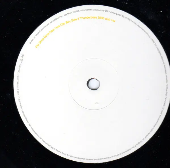 Pet Shop Boys - NYC Boy (Re-mixes), Electronic, House, Synth-pop, 1999 - Parlophone, Europe, Vinyl 2x 12", 45 RPM