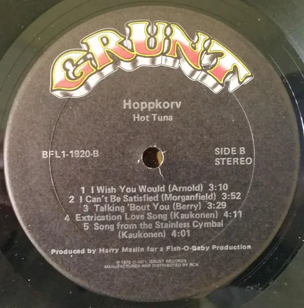 Album cover for Hoppkorv by Hot Tuna