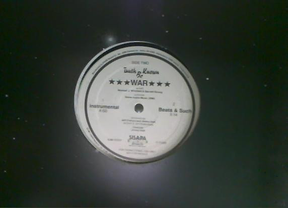 Truth Be Known (2) - War, Funk / Soul, 1991 - Sisapa Record Co., US, Vinyl 1x 12", Promo