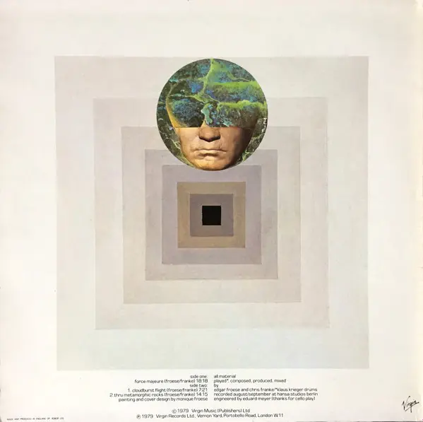 Tangerine Dream - Force Majeure, Electronic, Ambient, Space Rock, 1979 - Virgin, UK, Vinyl 1x LP, Album, Stereo