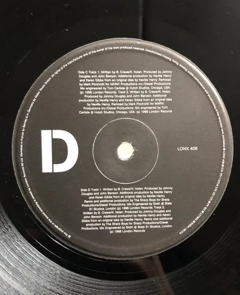 All Saints - Under The Bridge / Lady Marmalade (Remixed), Electronic, Downtempo, Hard House, House, 1998 - London Records, Ma