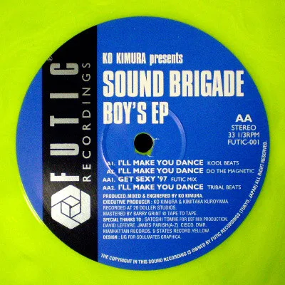 Album cover for Boy's EP by Ko Kimura Presents Sound Brigade