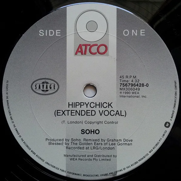 Album cover for Hippychick by Soho (2)