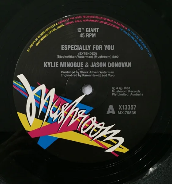 Album cover for Especially For You by Kylie Minogue And Jason Donovan