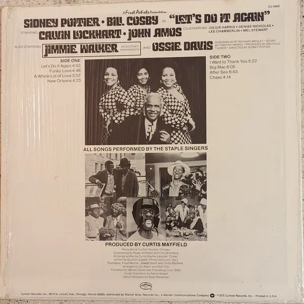Staple Singers, The - Let's Do It Again (Original Soundtrack), Funk / Soul, Stage & Screen, Rhythm & Blues, Soul, Soundtrack,