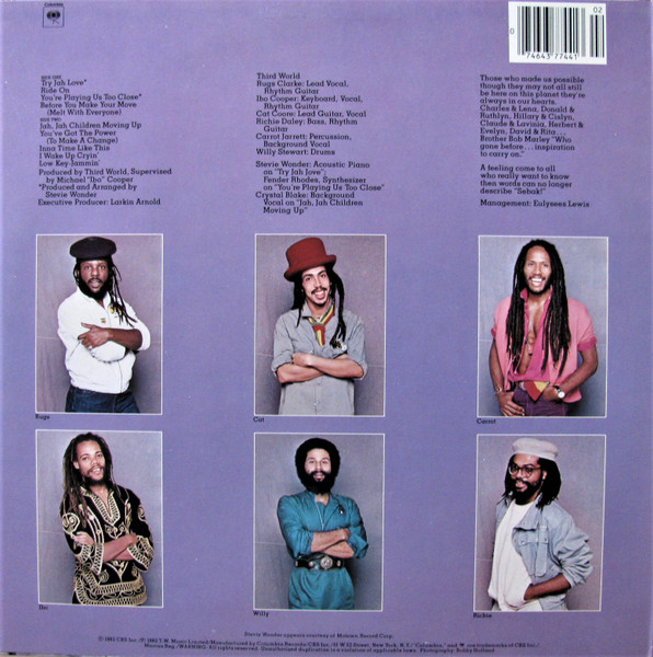 Third World - You've Got The Power, Reggae, Reggae-Pop, 1982 - Columbia, US, Vinyl 1x LP, Album