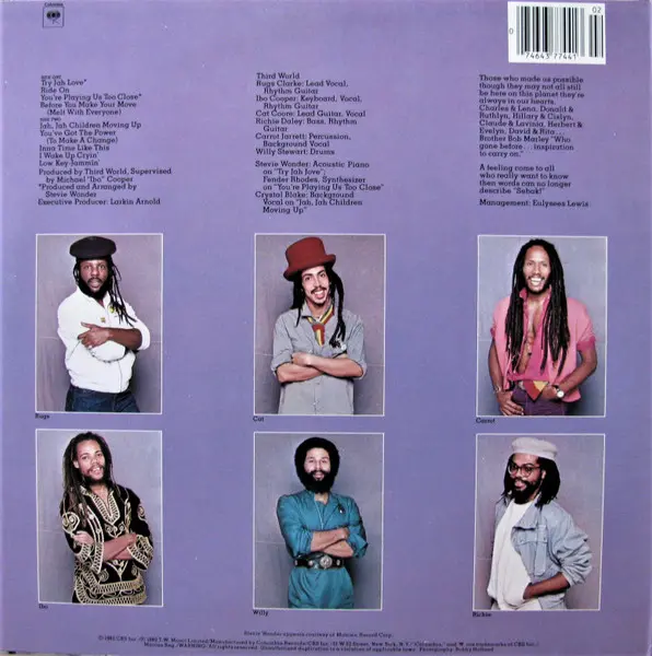 Third World - You've Got The Power, Reggae, Reggae-Pop, 1982 - Columbia, US, Vinyl 1x LP, Album