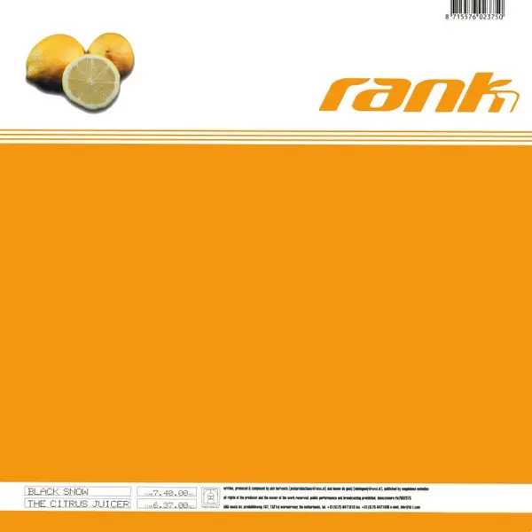 Album cover for Black Snow / The Citrus Juicer by Rank 1