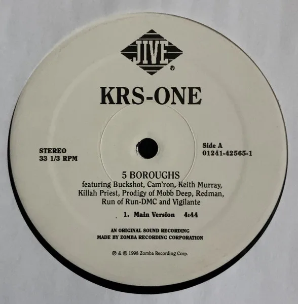 Album cover for 5 Boroughs by KRS-One