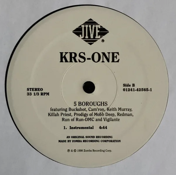 Album cover for 5 Boroughs by KRS-One