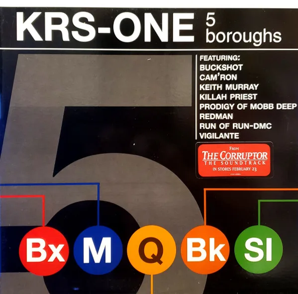 Album cover for 5 Boroughs by KRS-One
