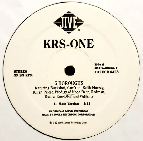 Album cover for 5 Boroughs by KRS-One