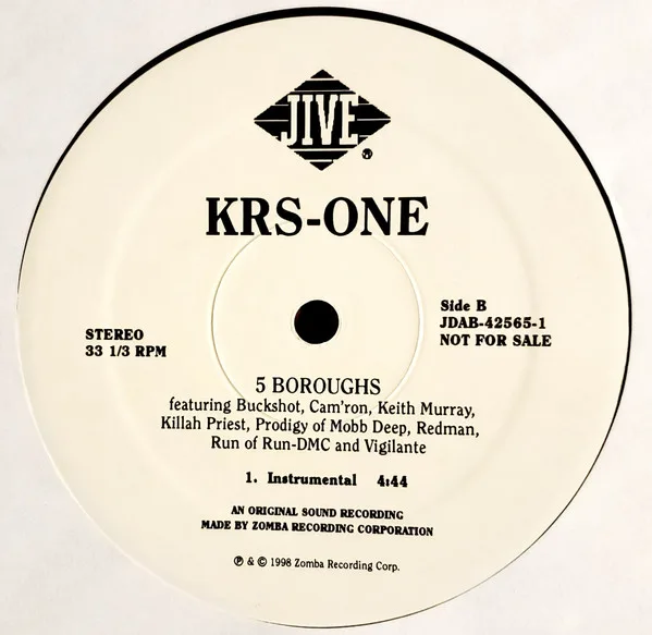 Album cover for 5 Boroughs by KRS-One