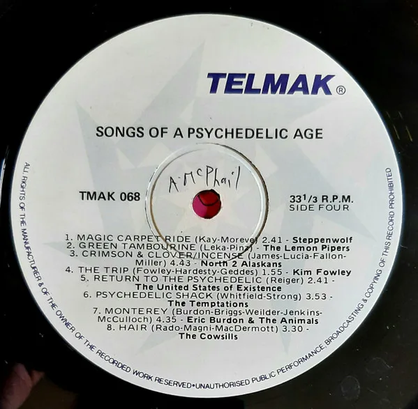 Album cover for Songs Of A Psychedelic Age by Various