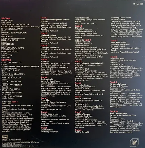 Joe Cocker - Joe Cocker's Greatest Hits - 1981 - - Cube Records - Vinyl 1x LP, Compilation