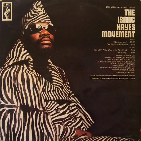 Isaac Hayes - The Isaac Hayes Movement, Funk / Soul, Funk, Soul, Stax, Australia, Vinyl 1x LP, Album