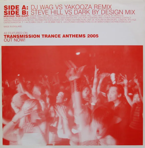 Album cover for Red Alert by DJ Nervous (2)