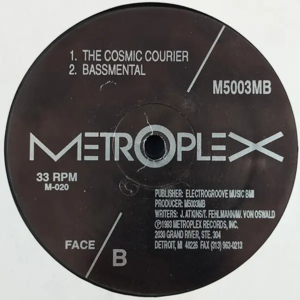 Model 500 & 3MB - Jazz Is The Teacher, Electronic, Techno, 1993 - Metroplex, US, Vinyl 1x 12", 33 ⅓ RPM