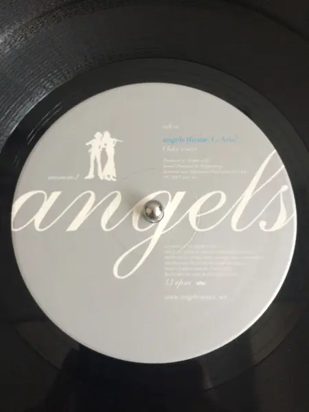 Angels (2) - Angels Theme (G-Aria), Electronic, Modern Classical, Trance, 2004 - Rhythm Republic, Japan, Vinyl 1x 12"