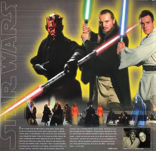John Williams (4) - Star Wars - Episode I: The Phantom Menace (Original Motion Picture Soundtrack), Classical, Stage & Screen
