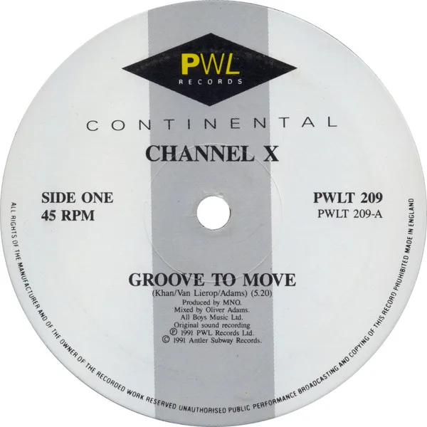 Album cover for Groove To Move by Channel X