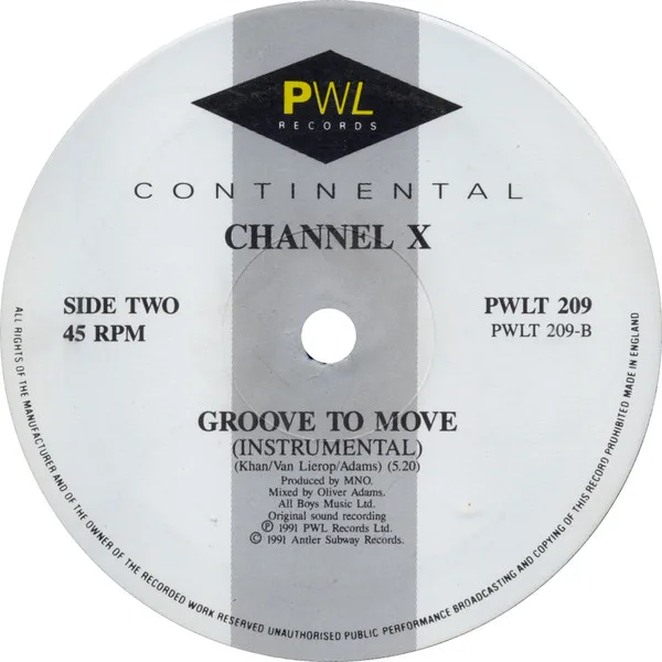 Album cover for Groove To Move by Channel X